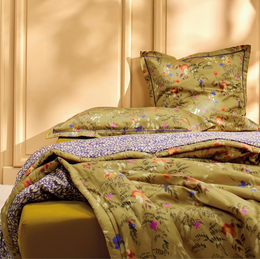 Couvre lit Gaia Ocre